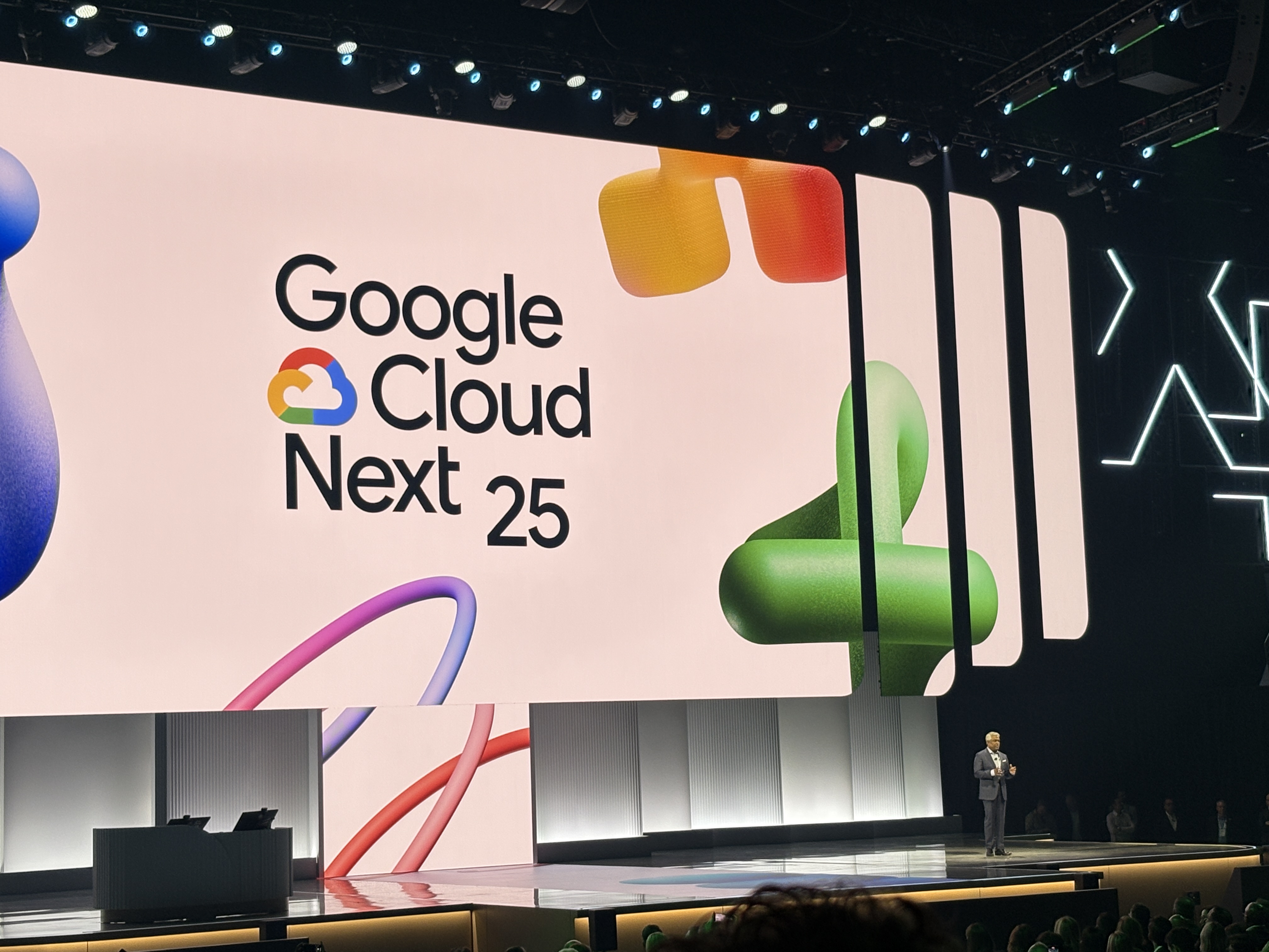 Title slide from the Google Cloud Next conference